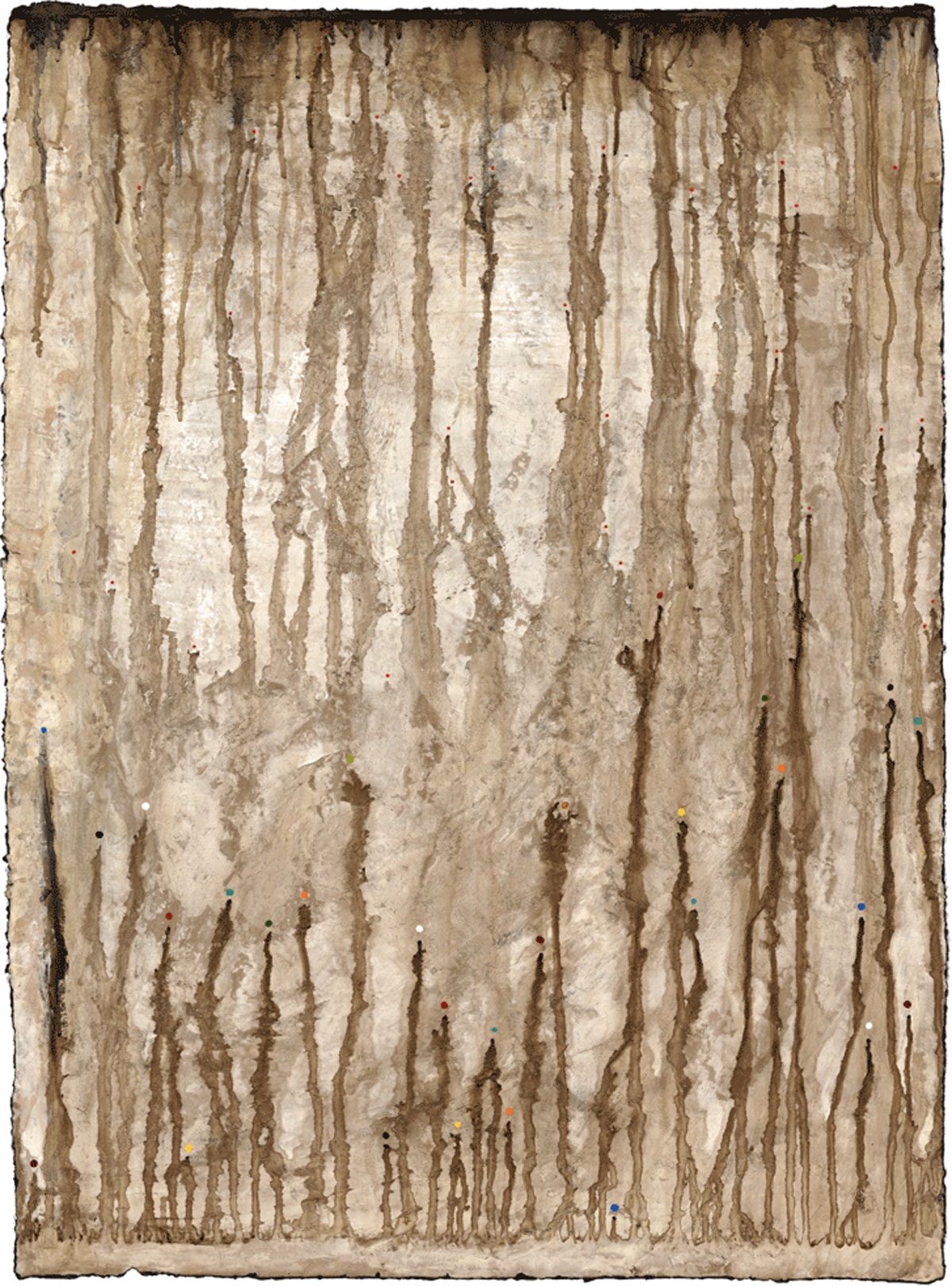 Acrylic on canvas, Natural Woven Material or 100% Rag Paper and Mixed Media